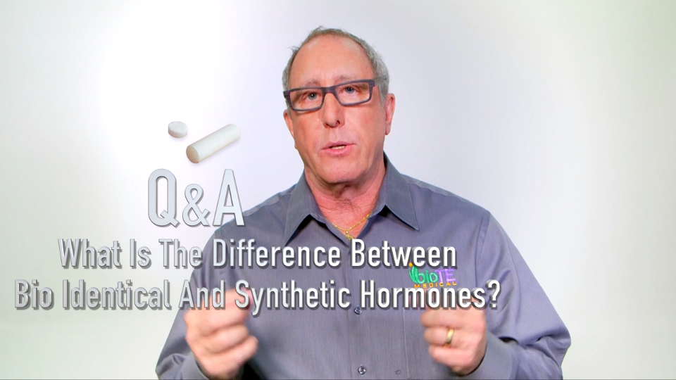 What is the difference between Bio-Identical hormones and Synthetic hormones?
